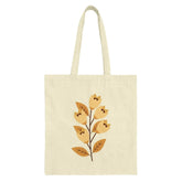 Floral Tote Bag, Aesthetic Flower Bag, Botanical Design, Trendy Reusable Grocery Bag, Stylish Shopper Bag, Unique Gift Idea for Her - Tawshia